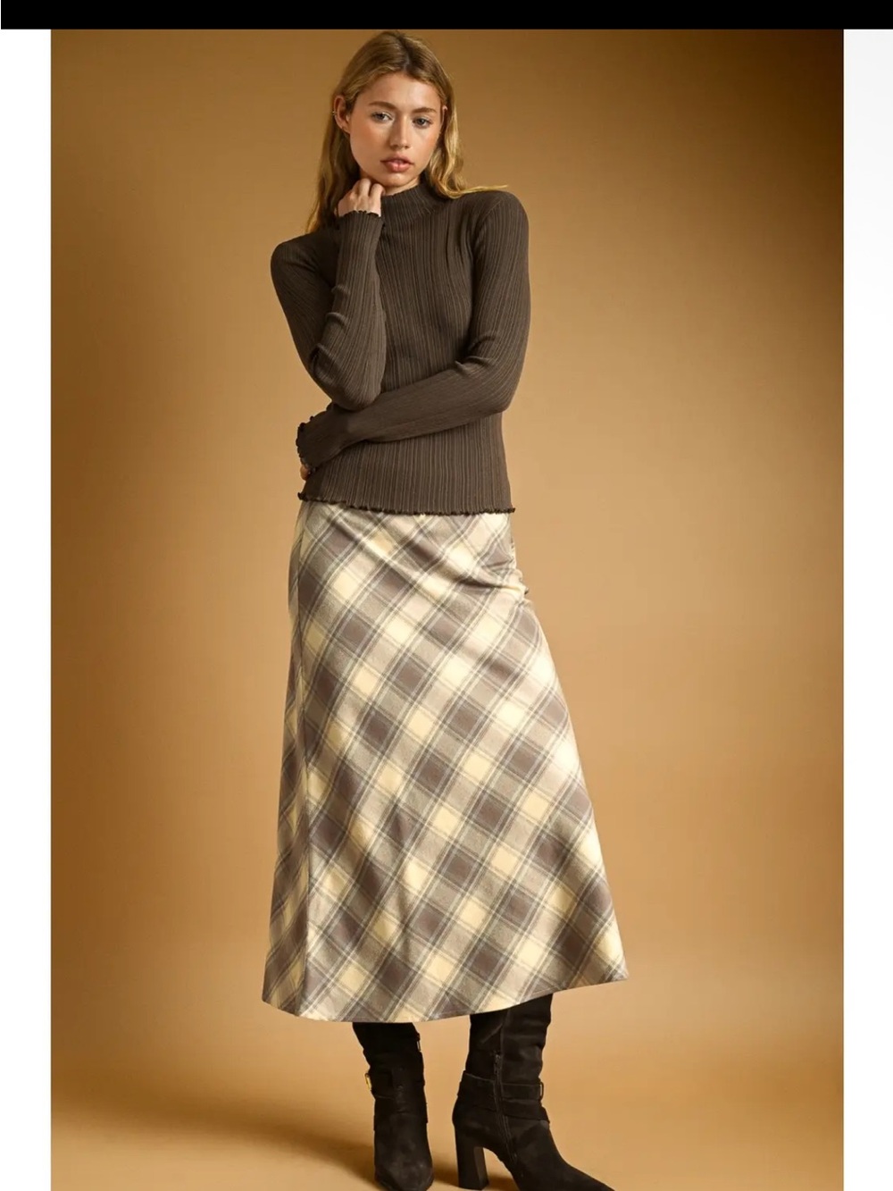 🆕🤍PLAID FALL SKIRT